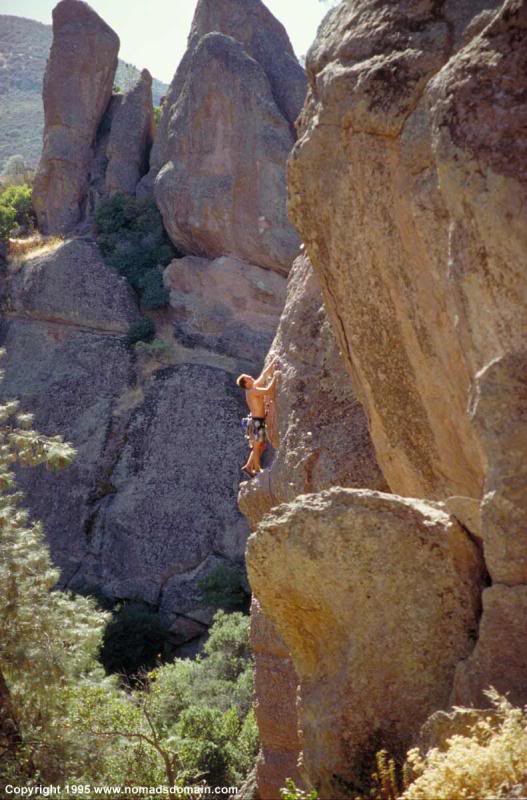 Climber on Wet Kiss 5.9