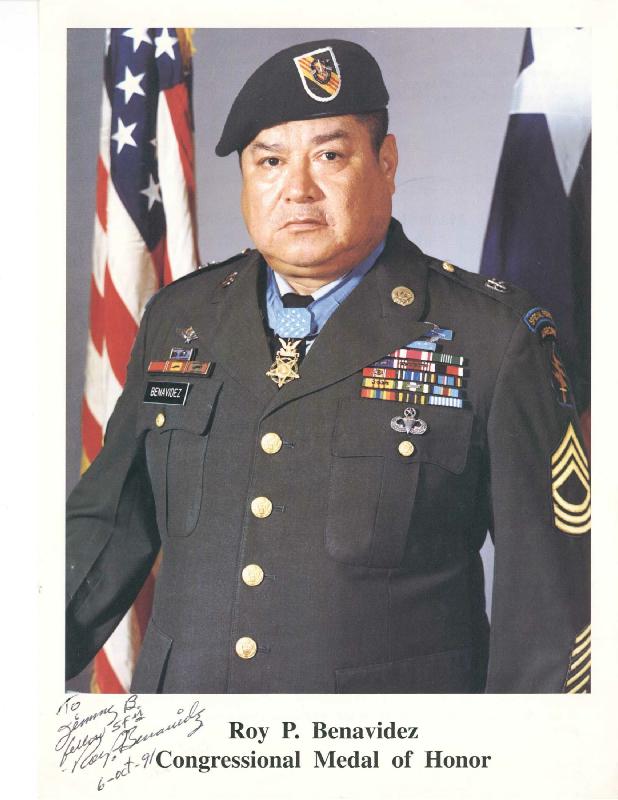 Master Sergeant Roy P Benavidez (photo)