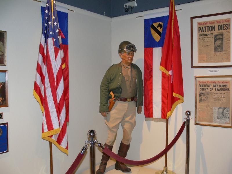 Wax figure of Patton