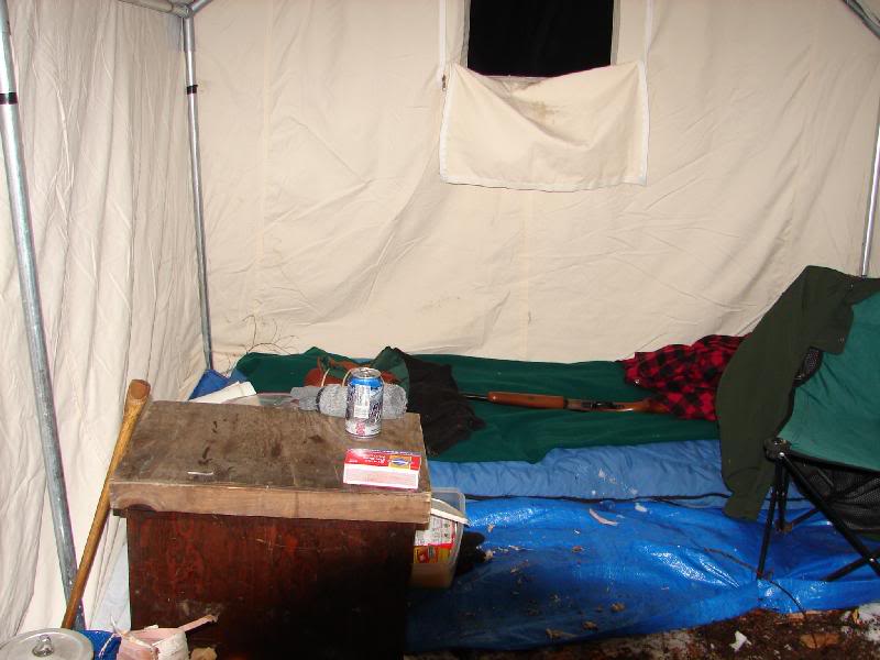 First night sleeping in Tent