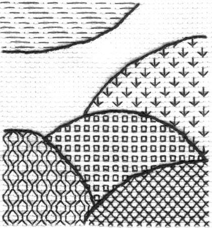 Blackwork exercice: Mountains