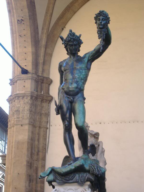And persius holding Medusa's head.. Mythology guys!