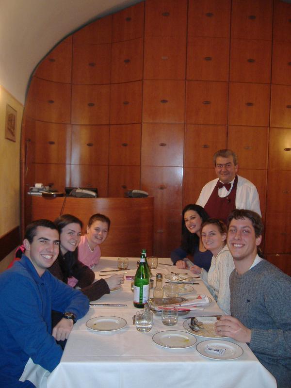 At dinner that night the chef gave chrissy and I sample...