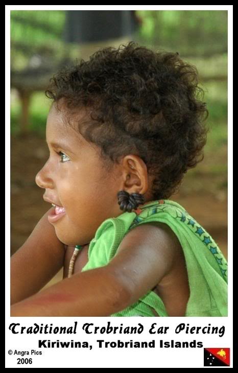 Trobriands Ear Piercing