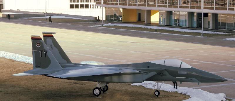 Looking down from the Chapel Steps you see into the stu...