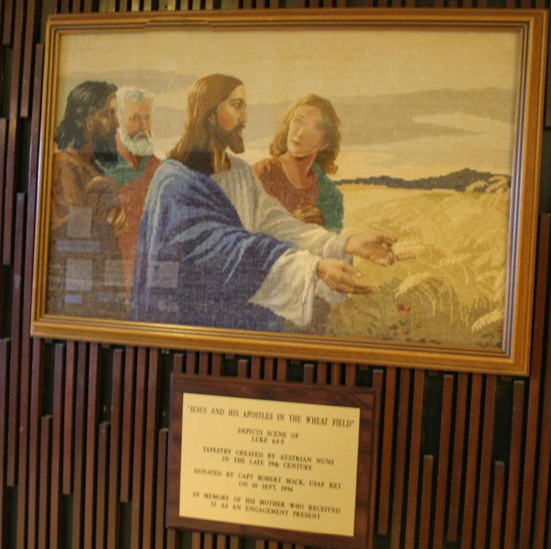 Tapestry/Needle point inside US Air Force Academy Cade...