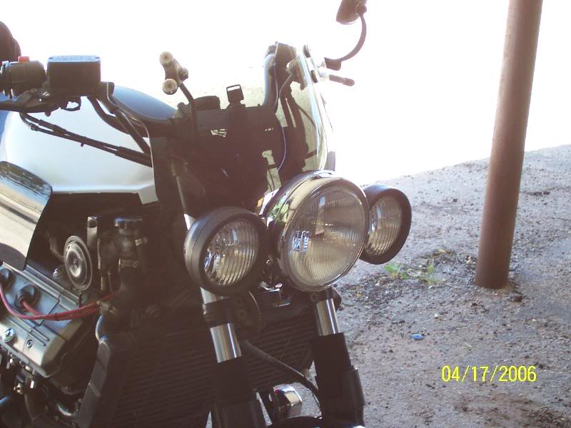 Head light lowered 4 inches and new black tinted windsc...