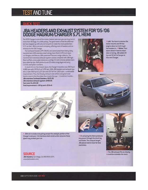 Hot Rod Mag - Charger - Sept. 06