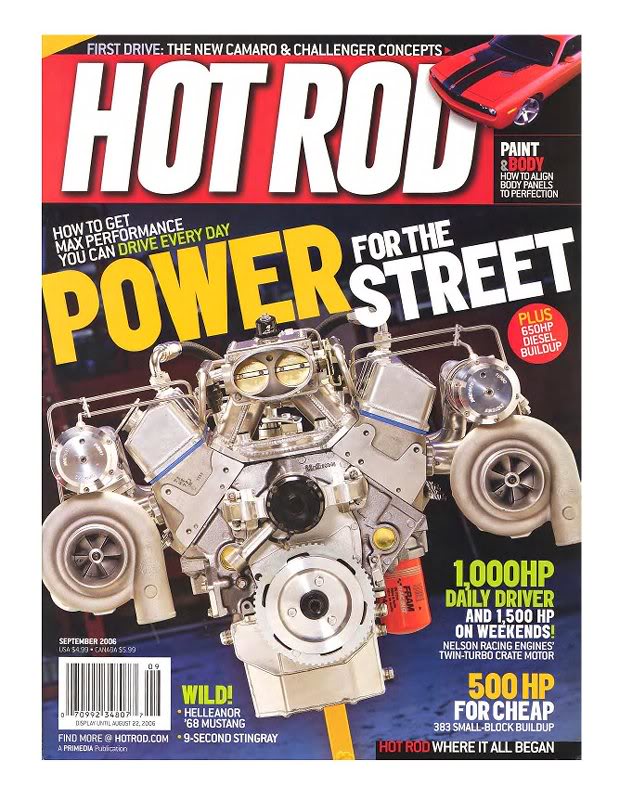 Hot Rod Mag - Cover Sept. 06