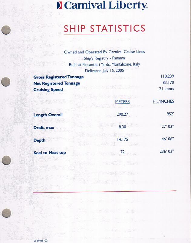 Page 3 Ship Statistics