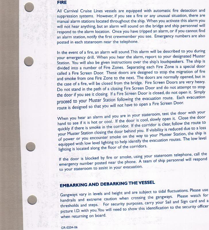 Page 6 Important Safety Information