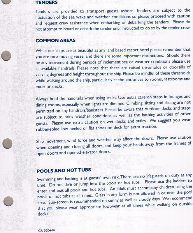 Page 7 Important Safety Information