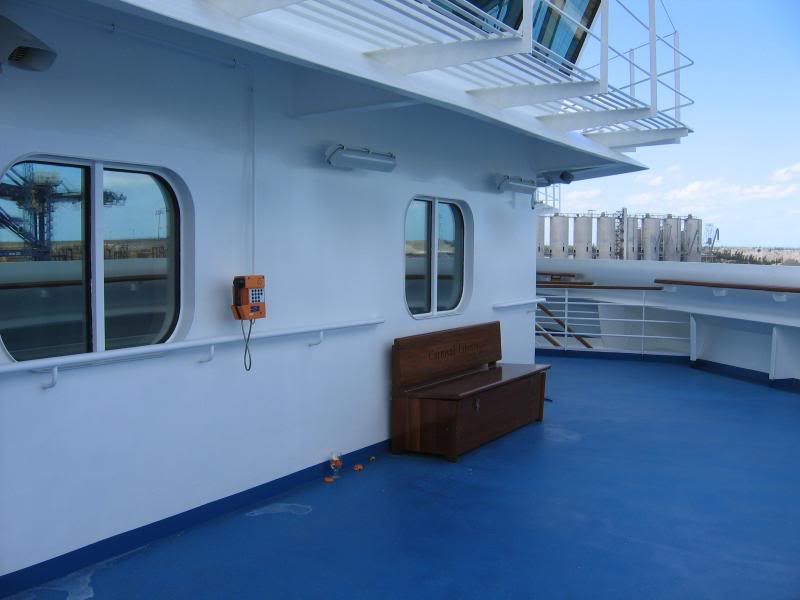 outside empress deck-its a public area.