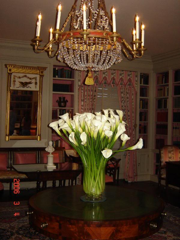 Lilies in the library