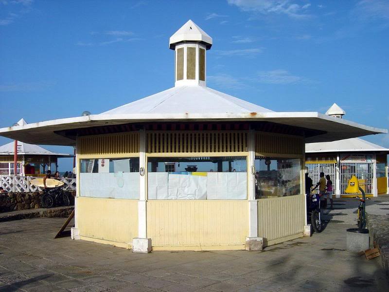The entrance of the Metal bridge.