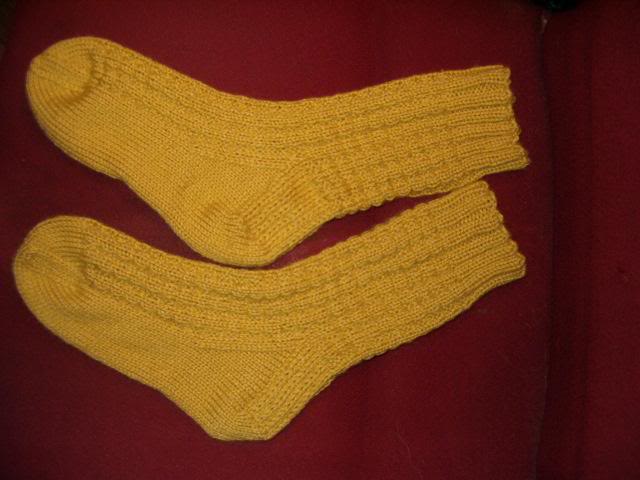 Banana Waffle Socks
