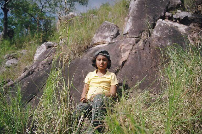 Posing for a photograph