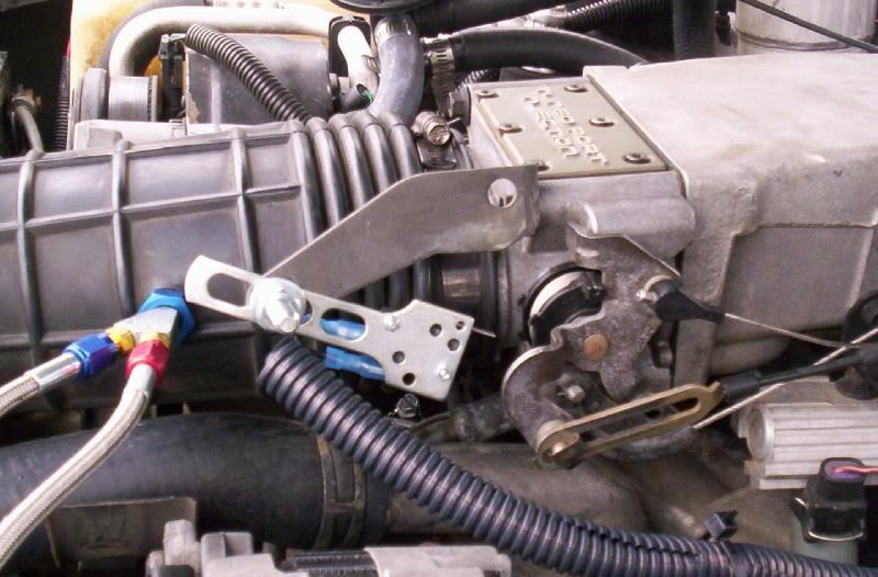 home made wot switch bracket