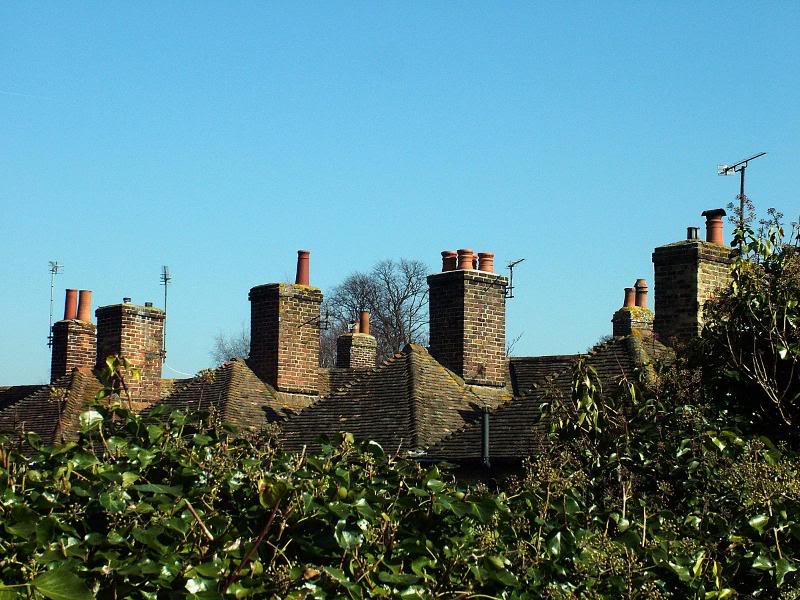 The rooftops of Sandwich
