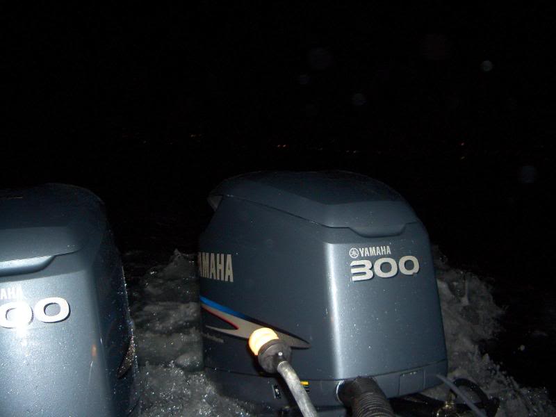 It was a flat sea at first...