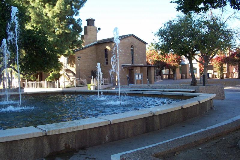 ASU - Chapel and fountain