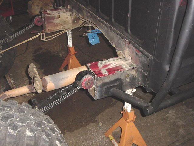 We decided to french the front spring mount, thereby lo...