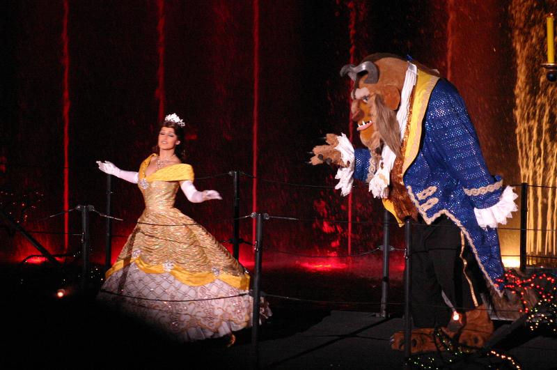 Beaty and the Beast in Fantasmic!