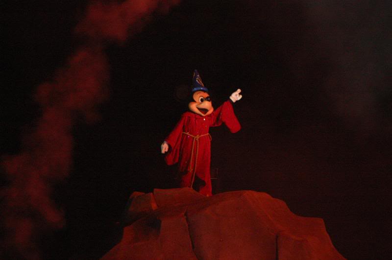 The Sorcerer's Apprentice in Fantasmic!