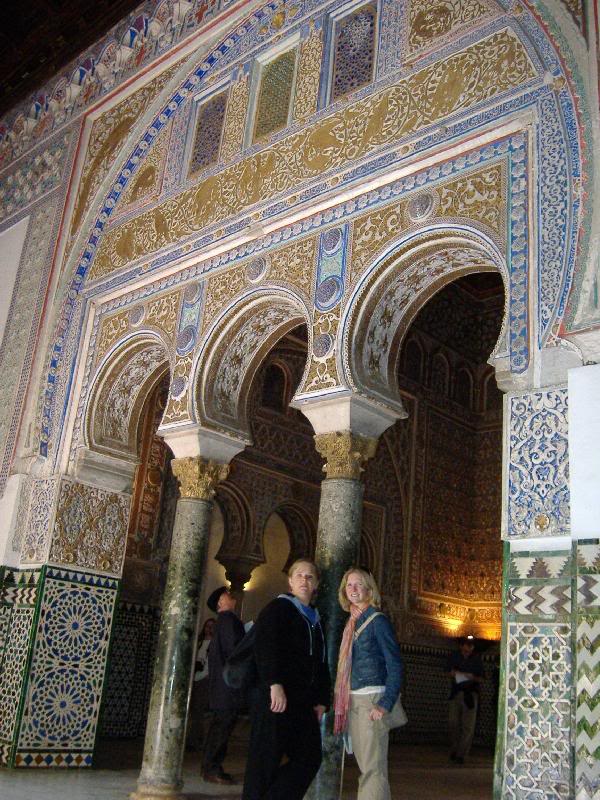in the Alcazar with my mom