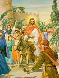 Jesus on Palm Sunday