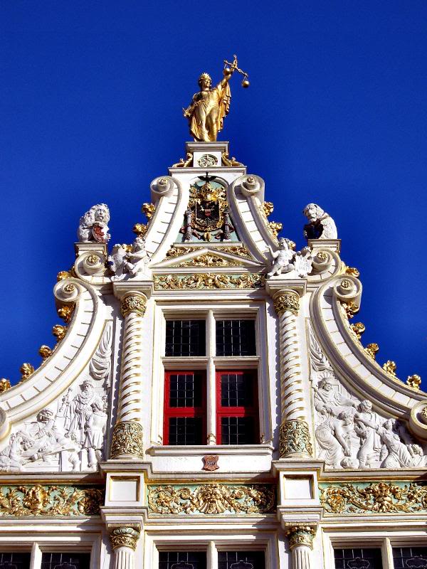 Detail at the Burg, Bruges, Belgium