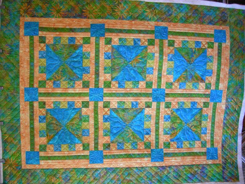 Penni's sunflower quilt