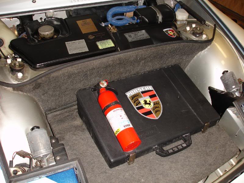 Front trunk prior to start of project