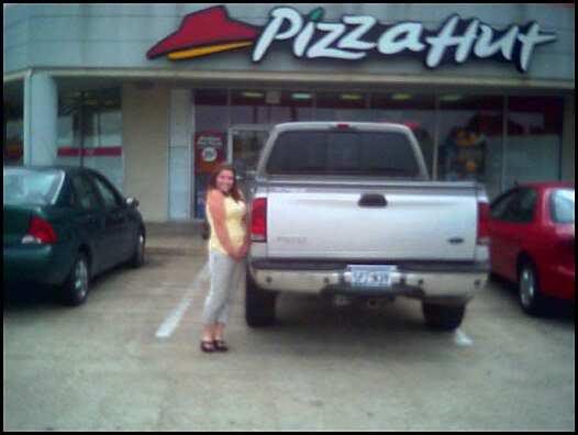 megs in Texas at the pizza, err well you can see for y...