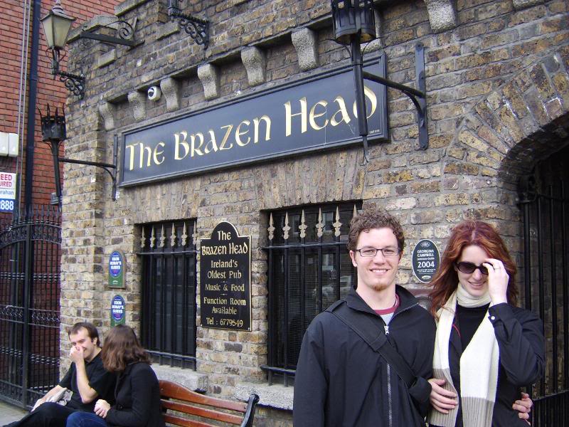 Outside the Brazen Head