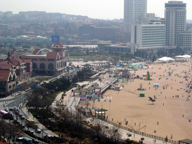 beach next to Bismarck Barrack