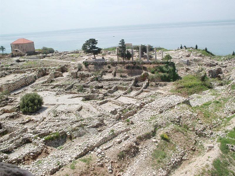 outside castle ruins