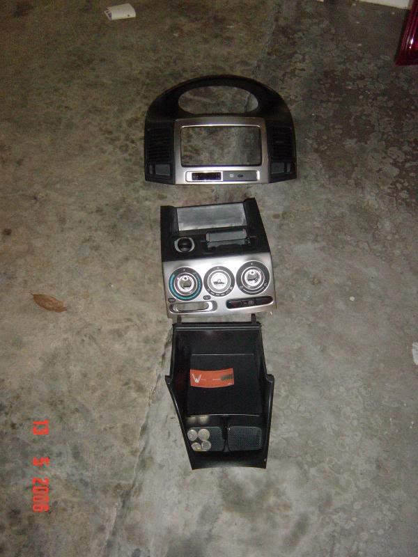 Parts dimantrled from Centre dashboard 1