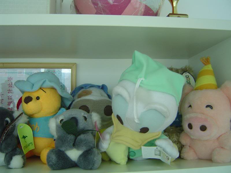 2Koalas from Australia,Donal d Duck from Taiwan