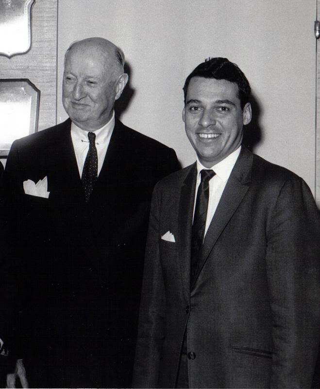 James A. Farley and me in his office in New York City.