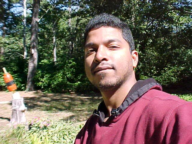 Me with a hangover in Eastham (Sept. 03). Notice the bi...