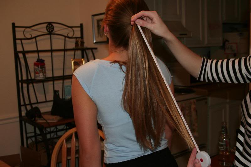 How long the longest part was...18 inches I think???