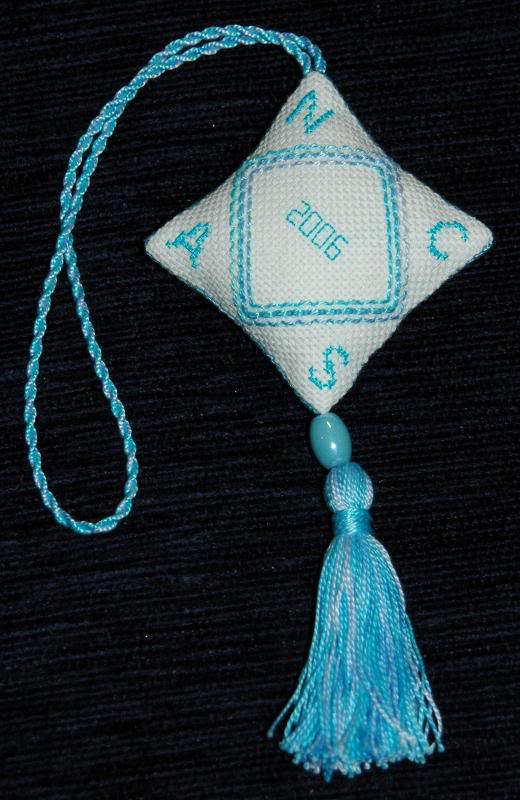 Scissors fob for Nicola (StitchNZ exchange) - back