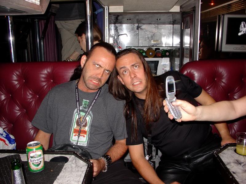 LORD ROTHNEY & SHANE PRACTICING FOR THE PHOTO SHOOT