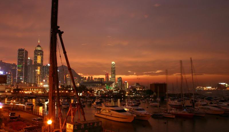 Sunset in Hong Kong 2