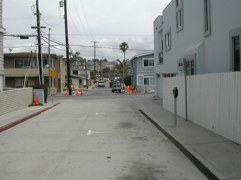 long walk from beach to house