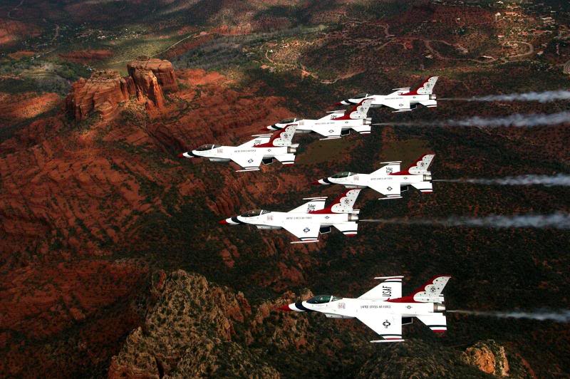 DELTA FORMATION- THUNDERBIRDS