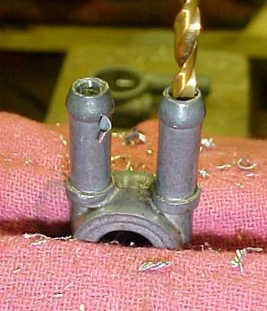 Drilling fuel inlets for increased fuel flow.