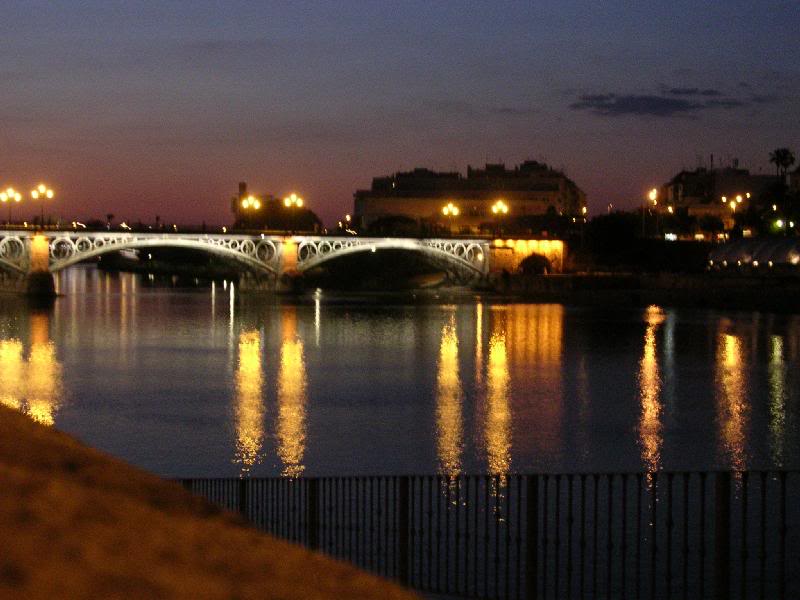 Seville at night