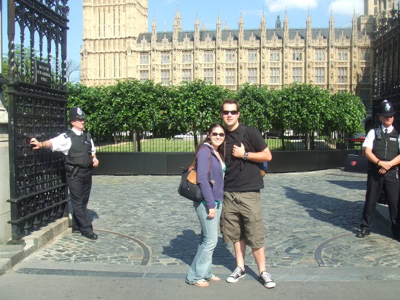 Jeff and I in front of parliament